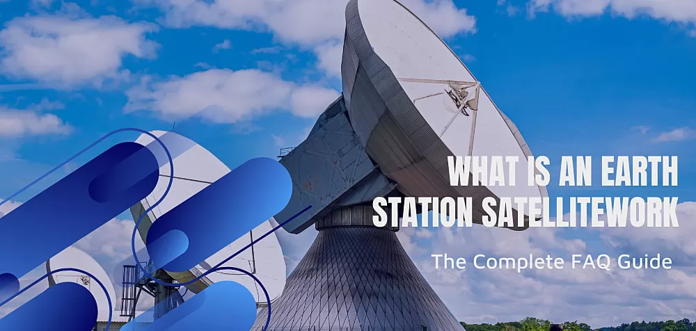 What is an earth station satellite